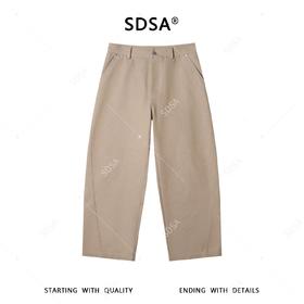 SDSA男装2026新款高贵轻奢韩版百搭牛仔裤设计师慵懒风时尚阔腿裤