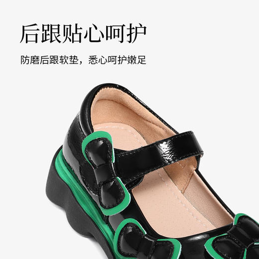 泰兰尼斯春款小童段甜美可爱女童小皮鞋M03X3A2578 商品图3