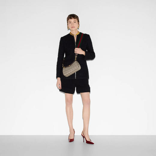 GUCCI 古驰 女士Ophidia系列小号单肩背包 混色 735132 FABLE 9442 商品图7