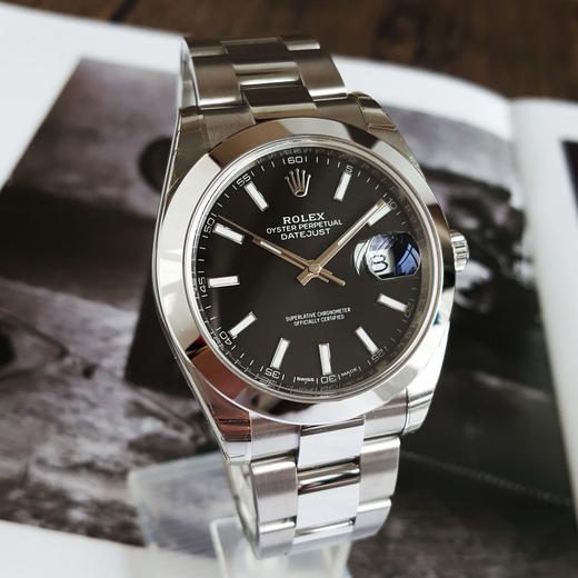 【99新（未使用品，有原厂膜有二维码）】ROLEX 劳力士126300-0011天文台认证自动机械机芯 日期显示 41MM（男款）日志型系列 蚝式钢300126NJS26 商品图4