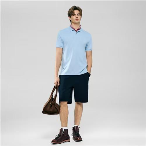 佐丹奴男装26年新款纯棉净色POLO衫01016290 商品图1