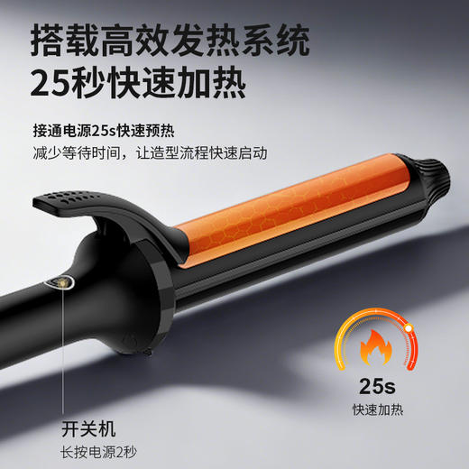 ABP卷发棒915#32/abp专业沙龙卷发棒高速恒温造型持久定型蓬松卷发防烫韩式大卷 商品图2