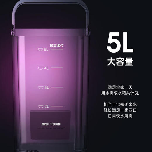 松下（Panasonic）净水器加热净饮一体机家用直饮机台式即热式净水器滤芯套装RO反渗透净水机免安装饮水机 AD59C丨 5L 爆款推荐丨3秒速热 商品图4