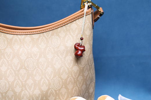 迷罗元和堂 印度小叶紫檀马上好运挂件 高约2.4cm 宽约2.8cm【器悟雅玩】 商品图3