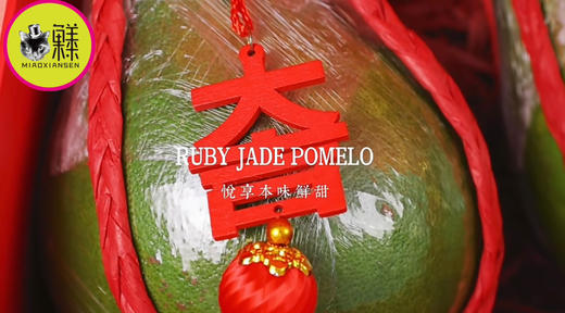 【礼盒土豪柚】泰国皇室血柚（暹罗国的红宝石柚）5A超大果2枚入（包邮） 商品图3