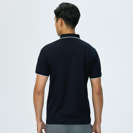 【莱赛尔】2026夏季新款翻领上衣T恤男青年休闲撞色POLO衫 商品图3