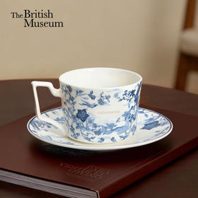 大英博物馆欧式中国风系列骨瓷杯碟套装-青谣