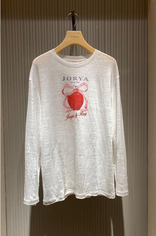 露思同款 渠道圆正 幸运果圆领长袖T恤 我穿XL贼宽松 商品图9