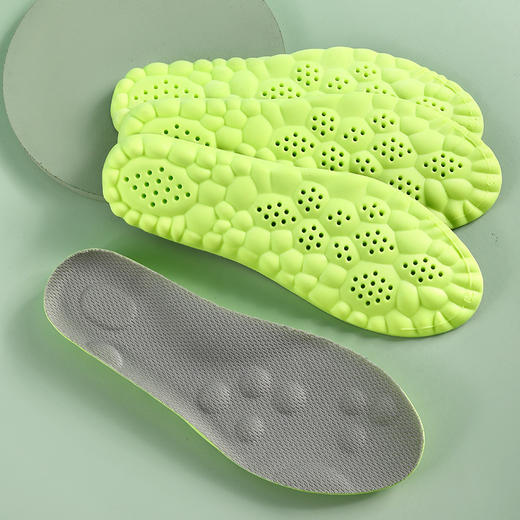 【粉丝专属❗️儿童艾草爆米花鞋垫】艾草净味，防臭清香，舒适按摩，干爽透气！运动男女宝宝专用踩屎感吸汗高弹减震4D云鞋垫 商品图3