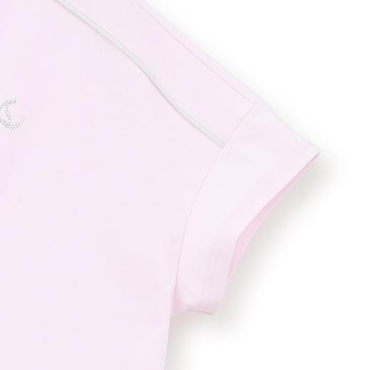 Callaway 高尔夫女士 蝴蝶结绑带不规则收腰短袖 宽松半高领 吸水速干 商品图13