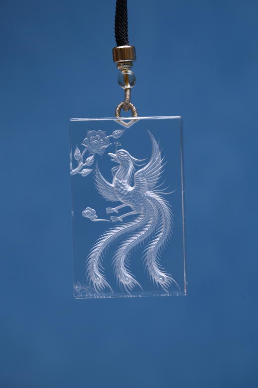 迷罗元和堂 | 白水晶凤牌吊坠 高5.3cm 宽约3.3cm【器悟雅玩】 商品图1