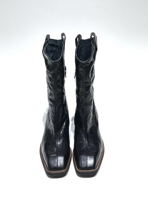 芮凯诗【进口水洗抓皱羊皮】6988-1西部牛仔靴 商品图2