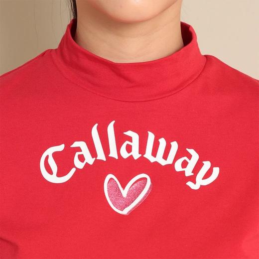 Callaway爱心系列高尔夫女士小高领运动T恤 商品图3