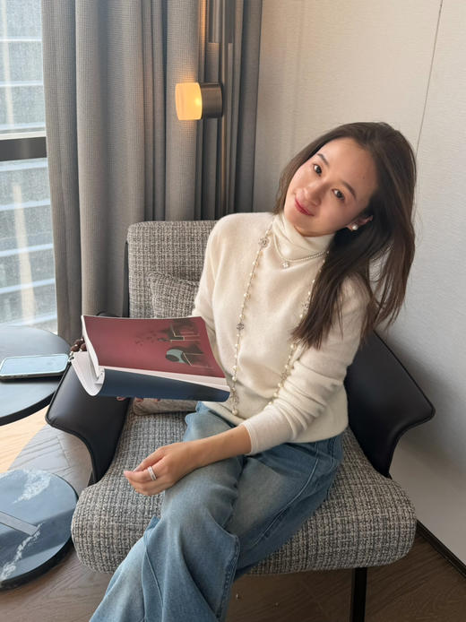 2602104    山羊绒 卷边自由领 “一线成衣” 商品图2