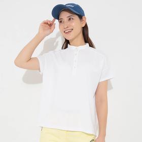 日版高尔夫Callaway1982女士纯色立领短袖凉感200cc透气面料