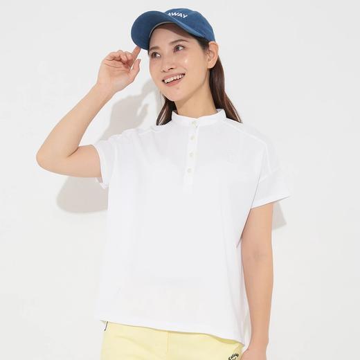 日版高尔夫Callaway1982女士纯色立领短袖凉感200cc透气面料 商品图0