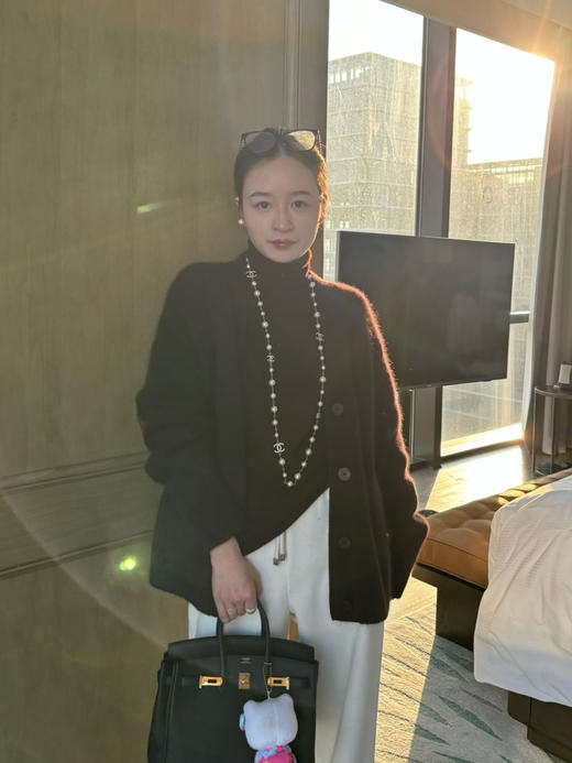 2602104    山羊绒 卷边自由领 “一线成衣” 商品图8