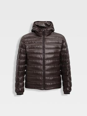 callisto咖色白鹅绒羽绒服