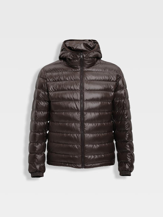 callisto咖色白鹅绒羽绒服 商品图0