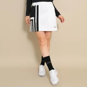 Callaway 高尔夫女士 弹力不对称条纹短裙