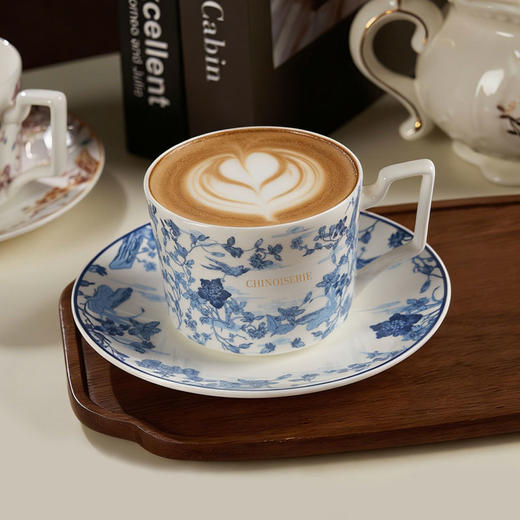 大英博物馆欧式中国风系列骨瓷杯碟套装-青谣 商品图1