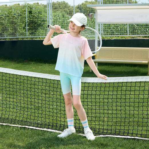 马克珍妮夏日幻彩女童运动骑行短裤2026年春装新款560255 商品图2