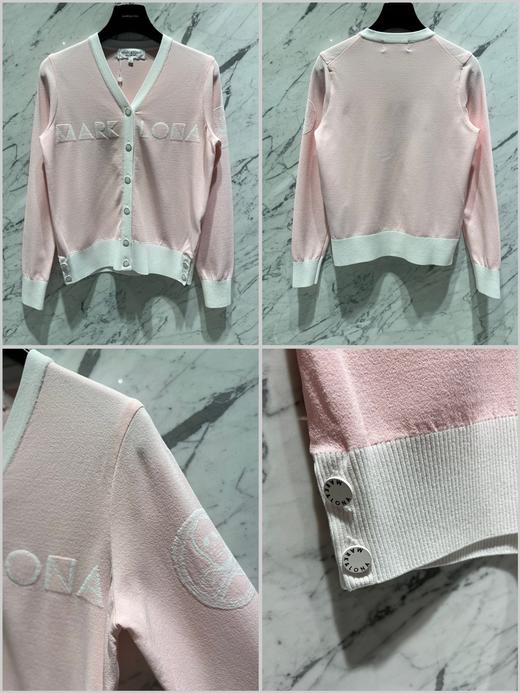 M&L新款女士针织开衫来了！不是通货，品质柜子里的随便对比！！！撞色V领直身版型, 好穿好搭, 完全不挑人, 三色彩色系在秋冬提亮穿搭是很有必要的！原纱线品牌特供一条32把纱嘴德国进口机编织织造工艺！ 商品图1