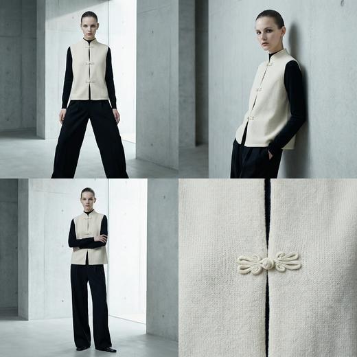 【咕咕同款】PALUOPO/PL复古盘扣马甲ET23189R-A/约重195g帕罗 商品图1