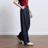 三彩2026春季新款复古休闲裤收腰阔腿裤原色牛仔裤长裤宽松垂感M 商品缩略图1