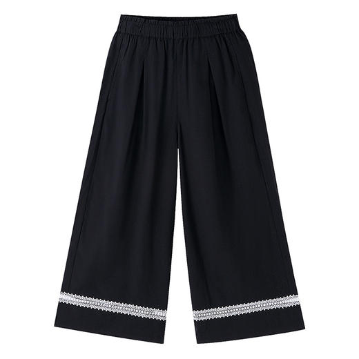 女童全腰梭织单裤夏季新款安奈儿童装EG626580 商品图6