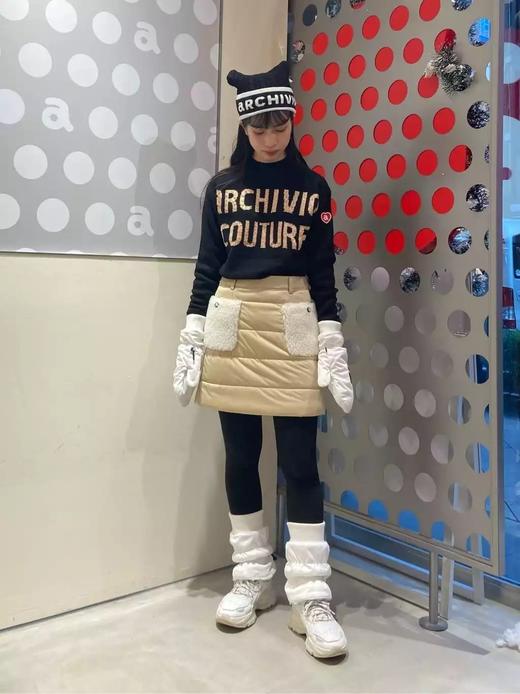 ARCHIVIO高尔夫女士毛绒口袋短裙 商品图1