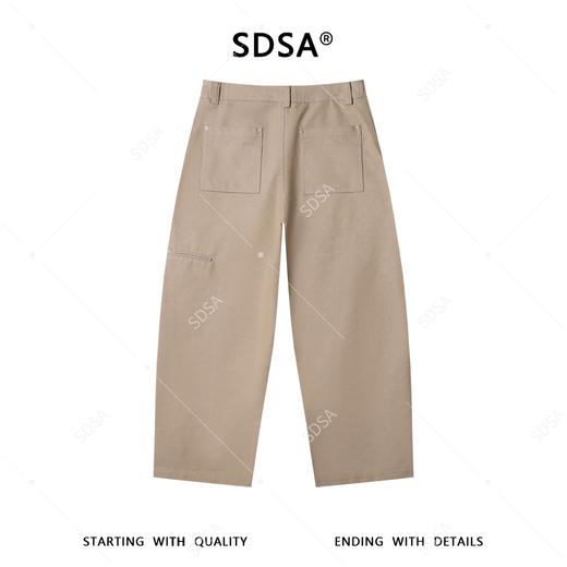 SDSA男装2026新款高贵轻奢韩版百搭牛仔裤设计师慵懒风时尚阔腿裤 商品图4