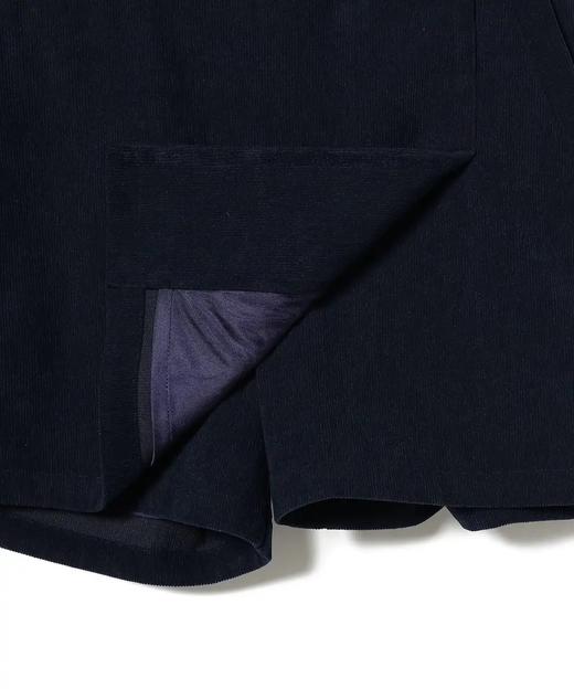 Beams 女士高尔夫 灯芯绒短款运动高腰裙裤 开叉一体 商品图8