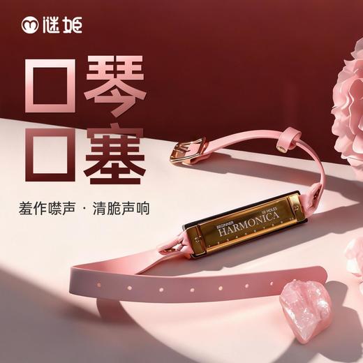 【情趣用品】谜姬 口琴口塞SM羞耻调情 商品图1