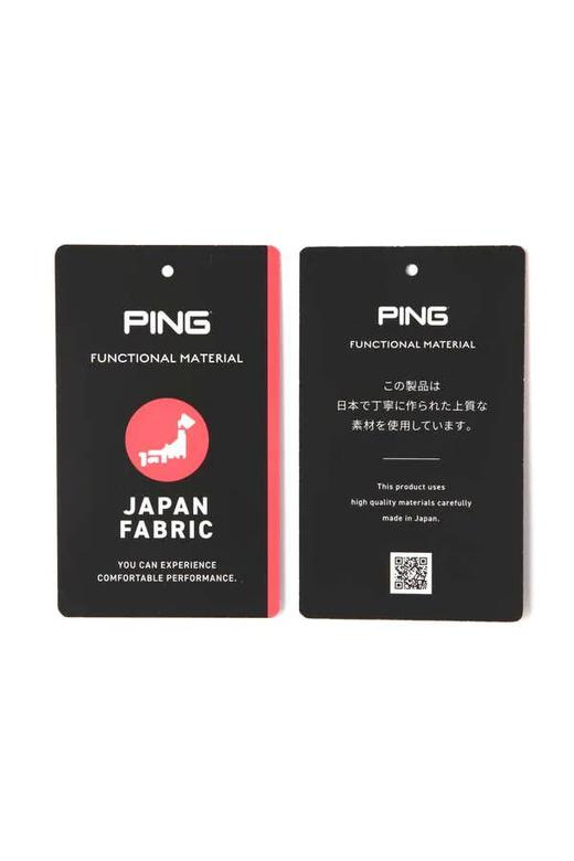 日本PING 女士高尔夫 字母logo短袖polo衫 防晒速干 商品图3