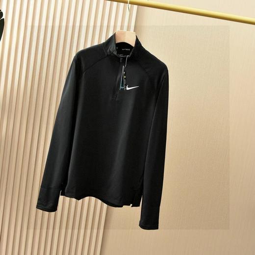 奈克春季秋季立领半拉链运动男士女士轻薄速干健身弹力 商品图2