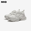 MIO米奥女鞋休闲鞋2026夏季新款做旧厚底增高老爹鞋运动鞋脏脏鞋M261580111 商品缩略图2