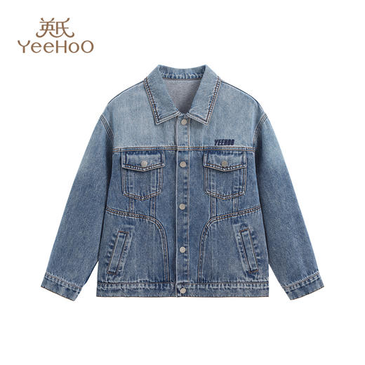 【英氏】【140-175】男童春秋牛仔外套 商品图8