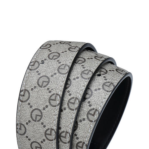 6934002269094 金利来goldlion 摩登印花皮带男皮带男士腰带简约皮带男腰带 1150MM*3.4CM 商品图3