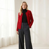 【咕咕同款】PALUOPO/PL 100%山羊绒圆领女开衫E21852-B/约重345g 红色帕罗 商品缩略图10