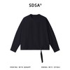 SDSA男装2026新款高贵轻奢韩版设计感纯色圆领长袖头像宽松百搭 商品缩略图0
