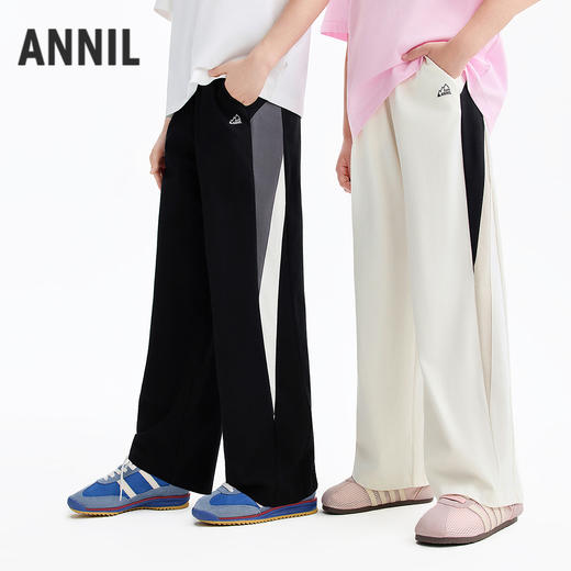男女童全腰针织单裤夏季新款安奈儿童装EM626575 商品图1