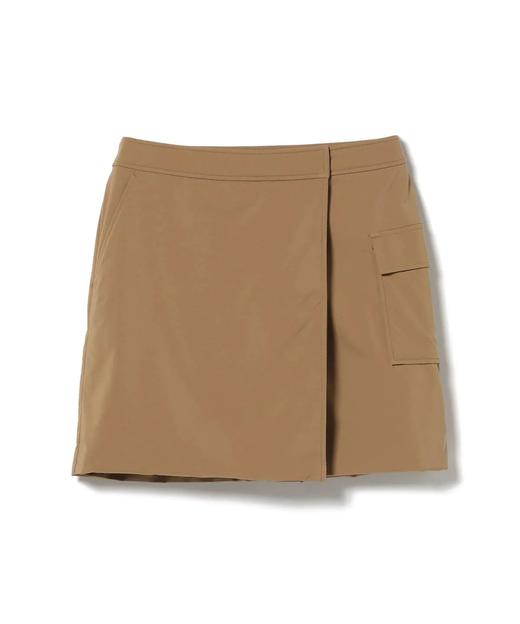 BEAMS 女士高尔夫 弹力网眼衬里口袋短裙 光泽顺滑 休闲百搭 商品图13