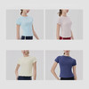 YOGACODE【火树银花系列】吸湿速干瑜伽短袖女凉感网纱透气健身上衣DWY116167 商品缩略图3
