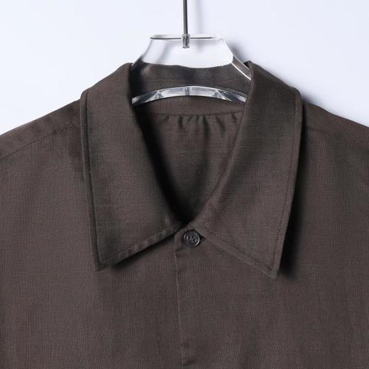 26C561SDSA男装2026新款高贵轻奢韩版百搭纯色长袖衬衫百搭宽松休闲衬衣 商品图5