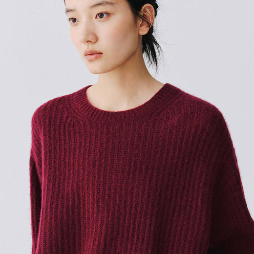 东黎 • 复苏的呼吸 物候已新 女士柔软亲肤春秋百搭圆领套衫 6021 商品图7