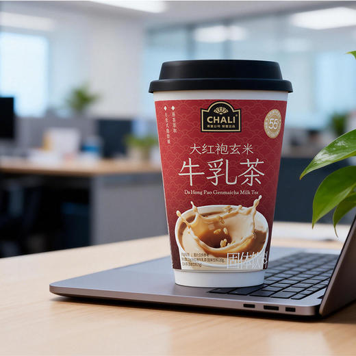 【新品秒杀】CHALI大红袍玄米牛乳茶20g/杯 2杯装 商品图3