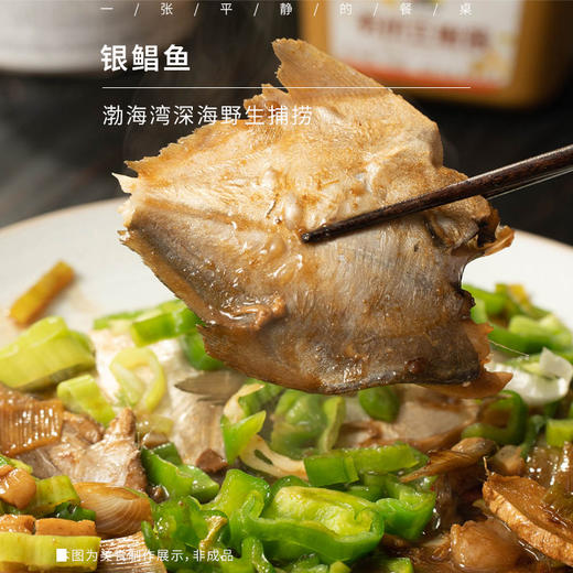 【4份包邮】银鲳鱼500g 渤海湾深海野生捕捞 跟养殖的大金鲳鱼不一样，⭐️顺丰快递 商品图0