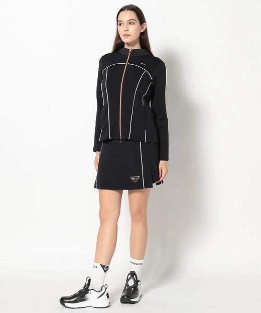 MARK & LONA 高尔夫女士新款 双色闪光滚边绳设计拉链夹克外套 带内衬短裙 运动套装 商品图1