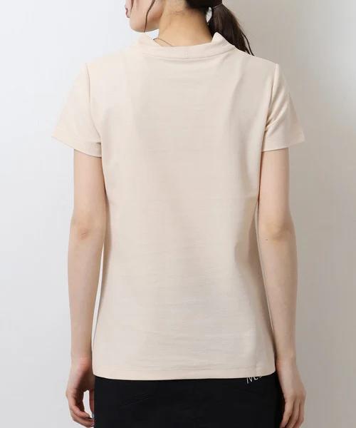 CECIL McBEE 高尔夫女士 夏季新款字母印花短袖小高领T恤 商品图13